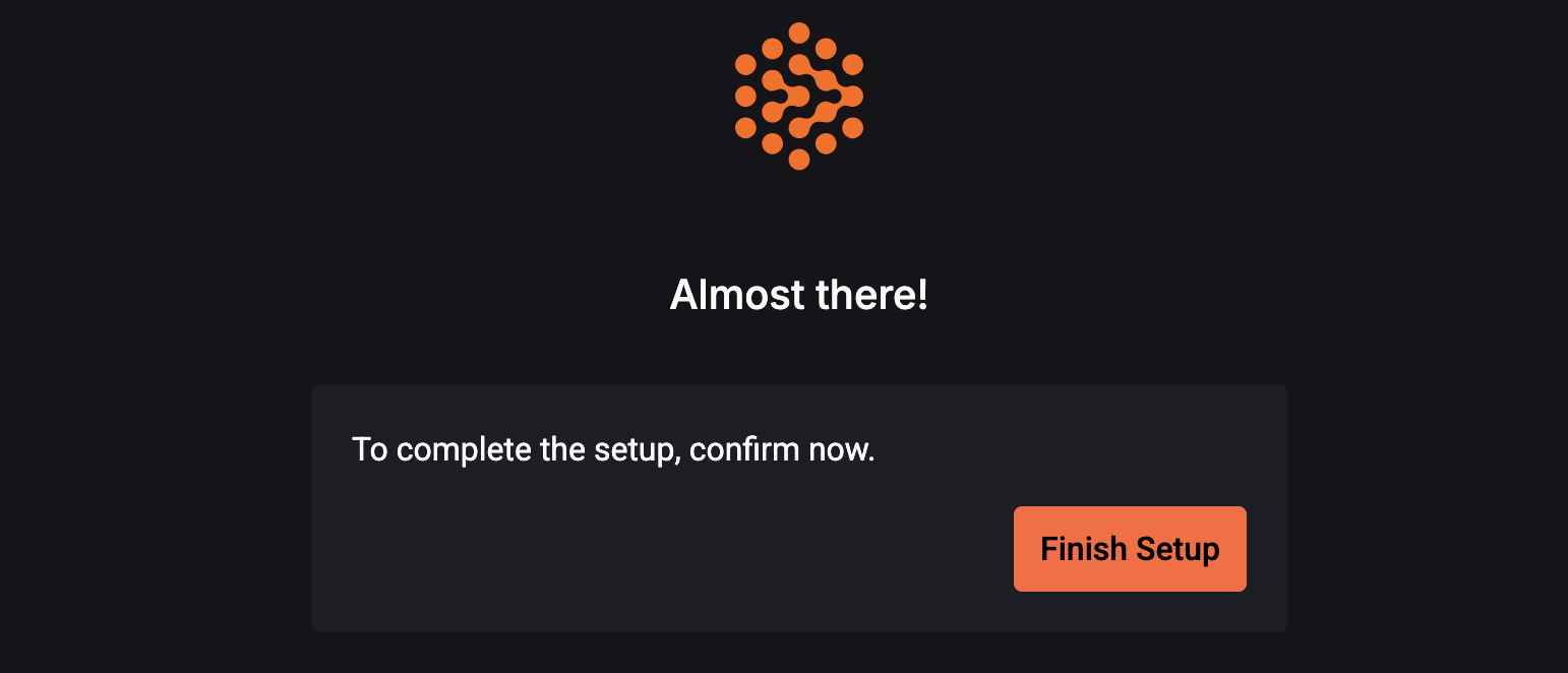 Captura de tela da seção de Perfil Pessoal da Conta StackSpot, destacando o botão terminar a configuração
